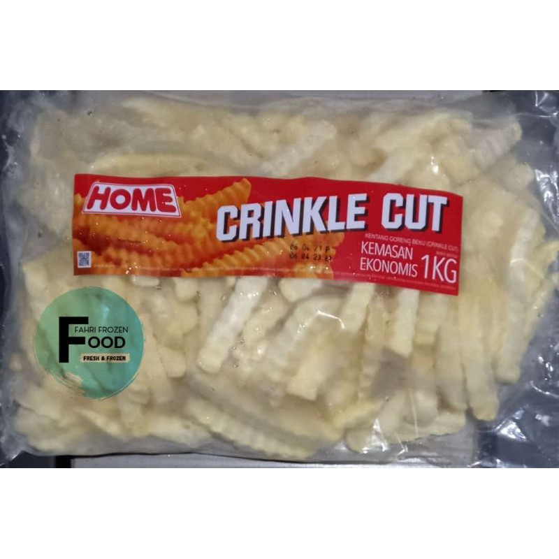 

KENTANG BEKU/KENTANG HOME CRINKLE CUT KEMASAN 1KG