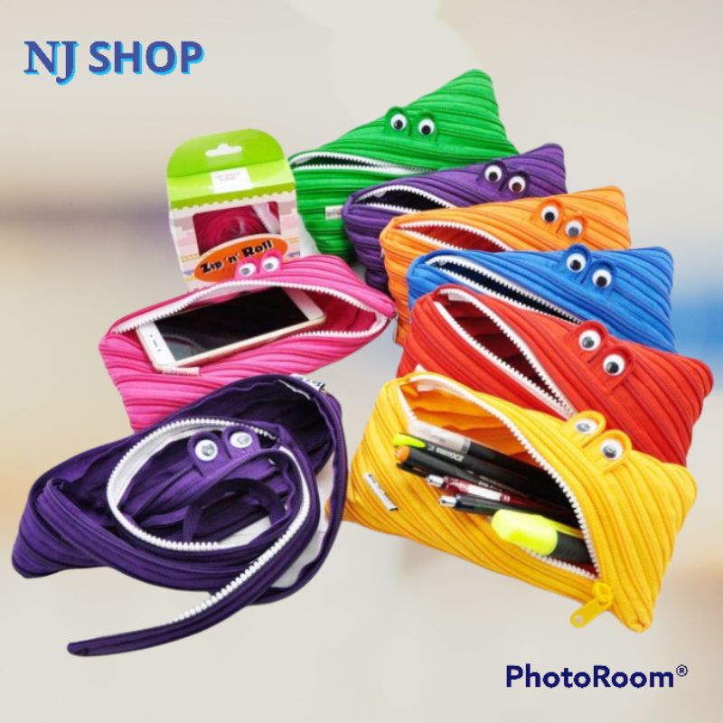 

[Zip n Roll] - TEMPAT PENSIL STATIONERY POUCH MONSTER/SP-001