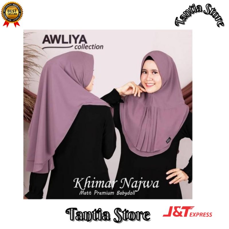 TERMURAH KHIMAR AWLIYA COLLECTION / KHIMAR NAJWA ORI