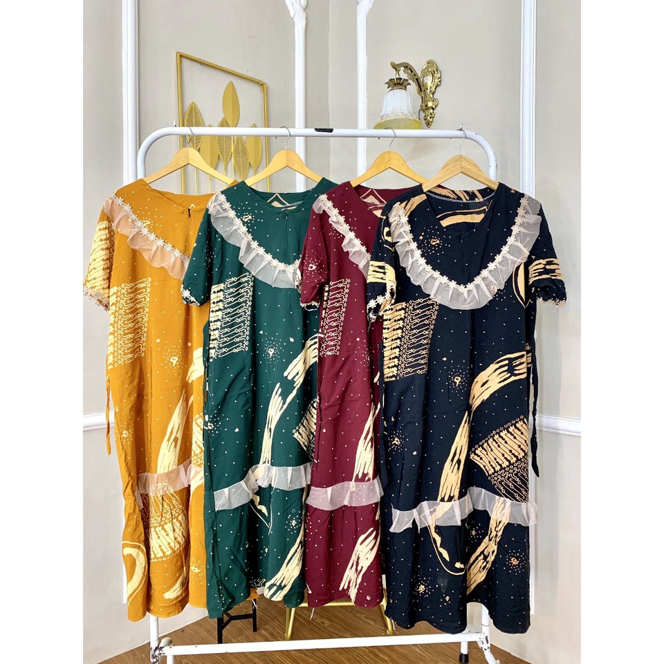 BEST SELLER Daster Rayon 100rb Dapat 3pcs / Dress Baju Wanita Santai Matt Rayon Dunia Textille Murah