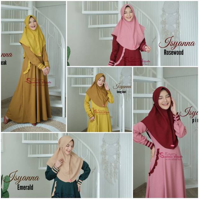 Isyana set by saima hijab
