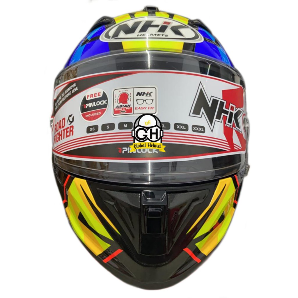 HELM NHK FULL FACE NHK GP PRIME MOTIF TITO RABAT BLACK GLITTER