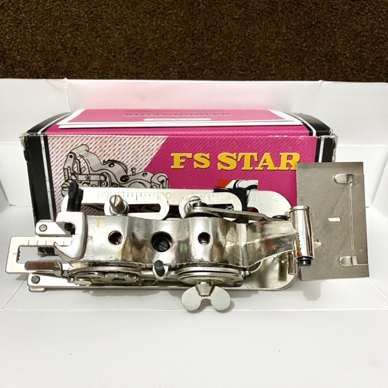 Alat Lobang Kancing FS Star / FStrong Buttonholer Mesin Jahit Tradisional