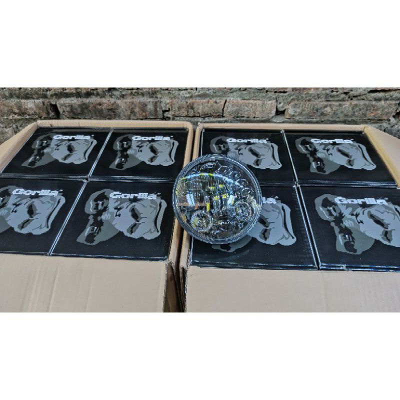 DAYMAKER LAMPU DAYMAKER HEADLAMP DAYMAKER 16 LED 5,75 INCH IMPORT LAMPU DAYMAKER CB GL TIGER VESPA I