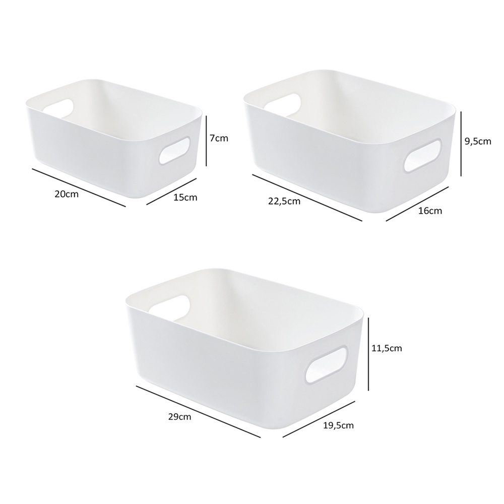 HOVELSHOP Storage Box Organizer Kotak Keranjang Penyimpanan Boks Pantry Bahan Plastik