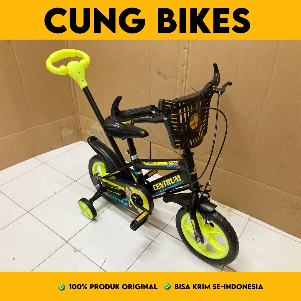 Sepeda Anak BMX Ukuran 12 Inch CENTRUM CT 8805 2 Eva stir dorongan