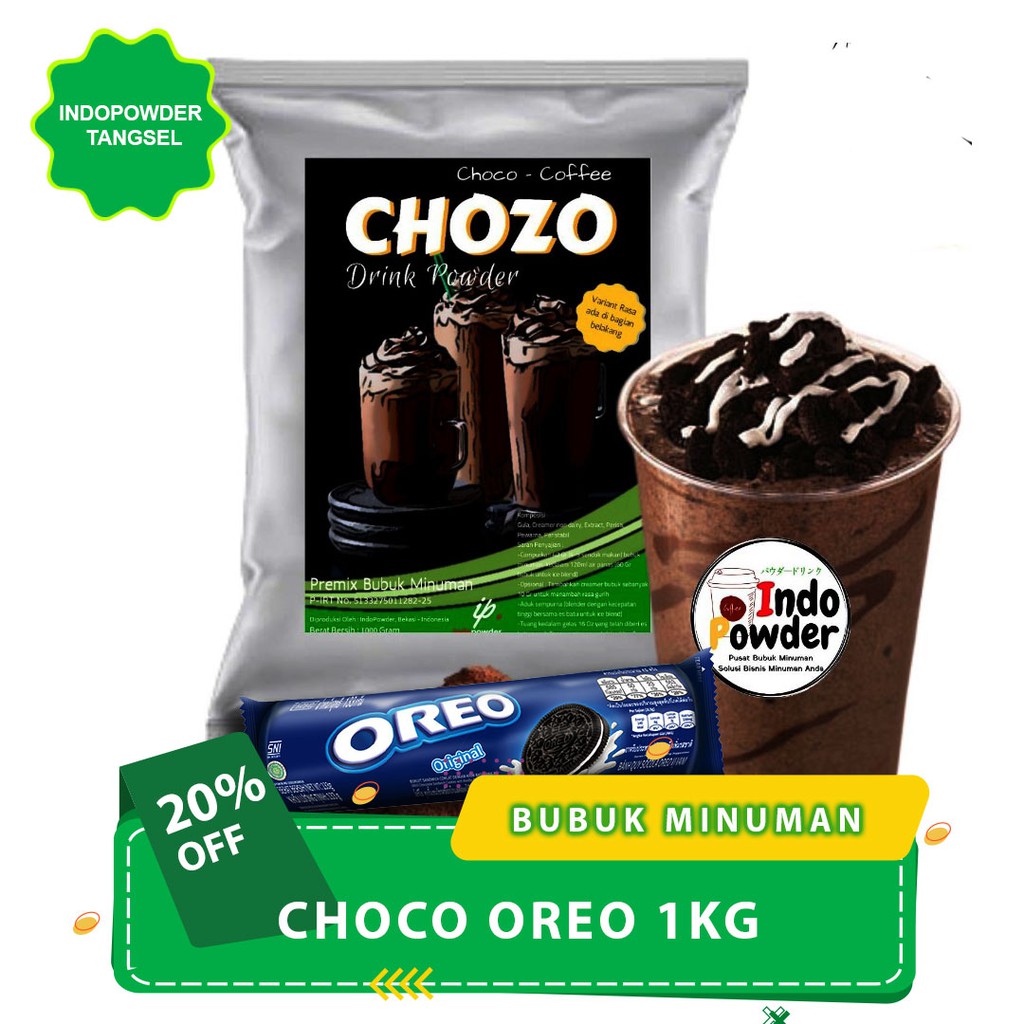 

Bubuk Minuman Rasa Oreo 1Kg / Bubuk Powder Minuman Kekinian