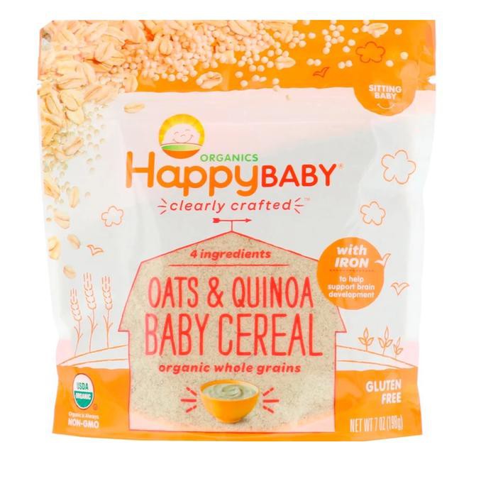 

[BAYAR DI TEMPAT] Happy Family Organics Oats & Quinoa Baby Cereal (198 g) {TERBARU Kode 335