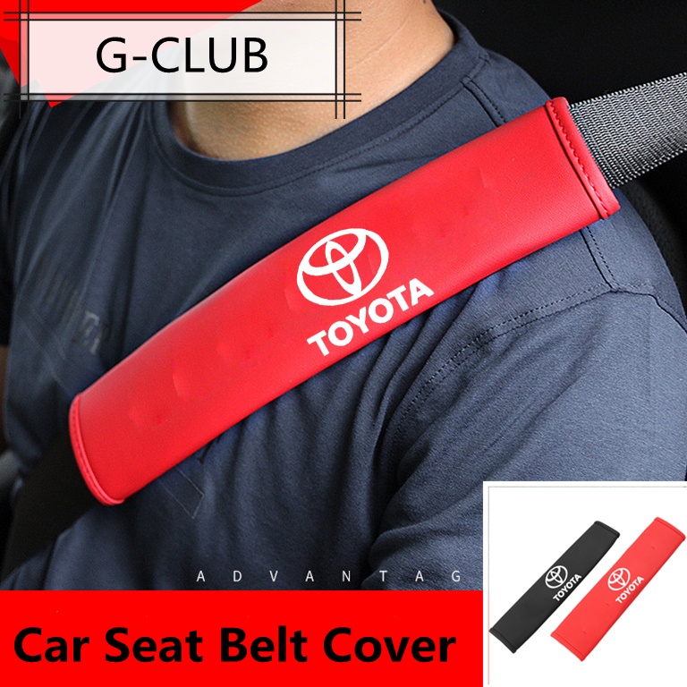 G-club Cover Sabuk Pengaman Mobil Universal Bahan Kulit Untuk toyota Altis camry yaris wis