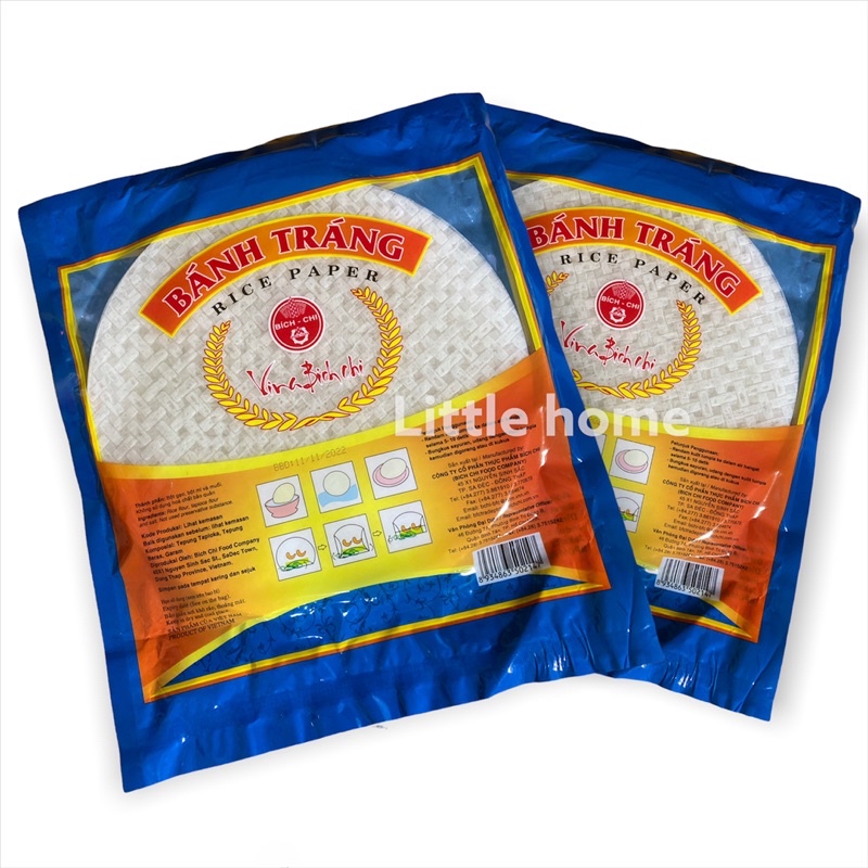 

Rice Paper Kulit Lumpia Banh Trang Vietnam 400 Gram 1 Pak 22 Cm