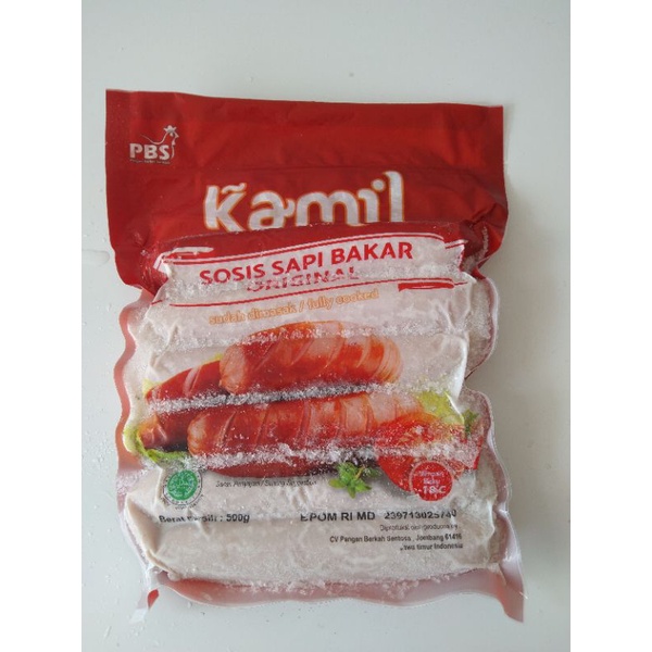 

Kamil Sosis Sapi Bakar 500g Isi 6