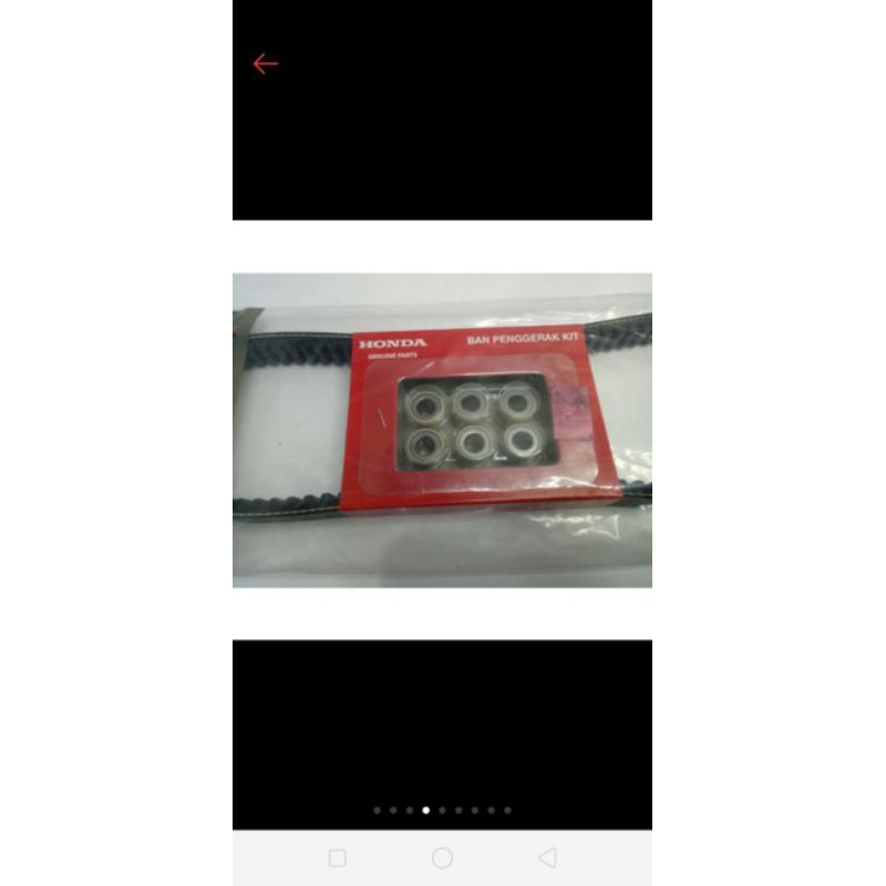 Vanbelt set roller BEAT FI KZL ORI ASLI AHM untuk HONDA spacy fi scoopy fi , vario