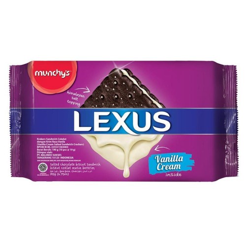 

MUNCHY'S LEXUS VANILLA CREAM SALTED SANDWICH CRACKERS