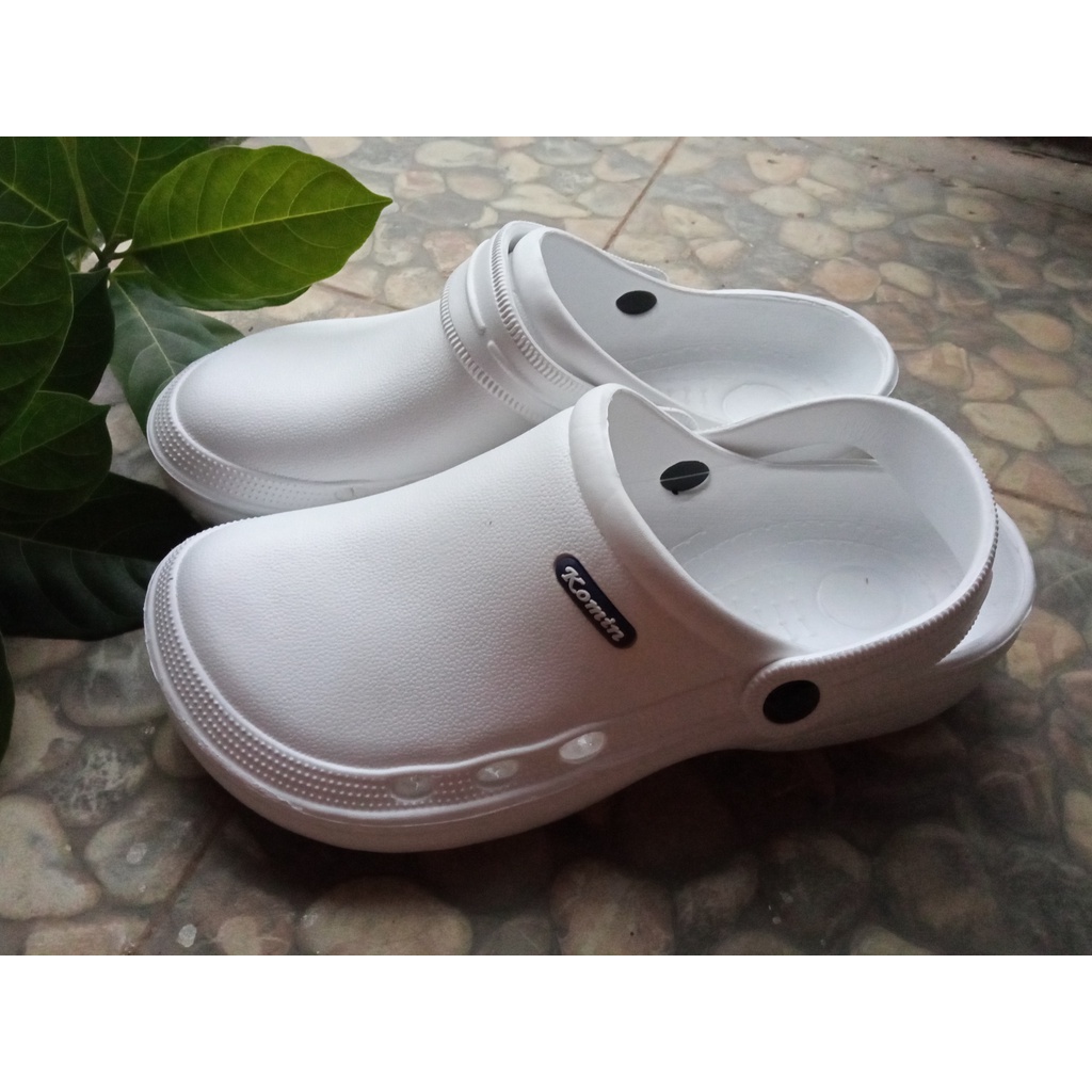 sepatu sandal putih#sandal laboratorium#sandal rumah sakit#sandal ruang operasi