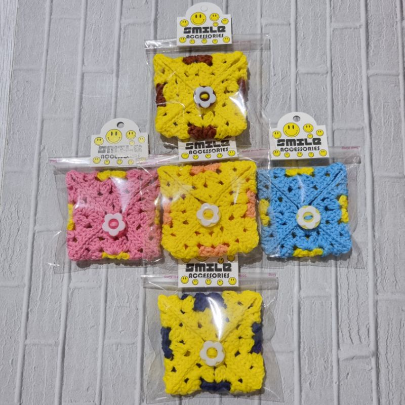 amplop rajut mini - angpao rajut mini - amplop lebaran mini - dompet lebaran mini - amplop uang rajut - dompet koin rajut - amplop murah - dompet lipat korea murah meriah - dompet lipat lebaran