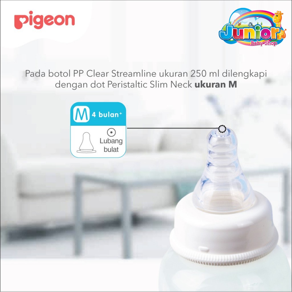 Pigeon Botol PP Clear Streamline 250ml