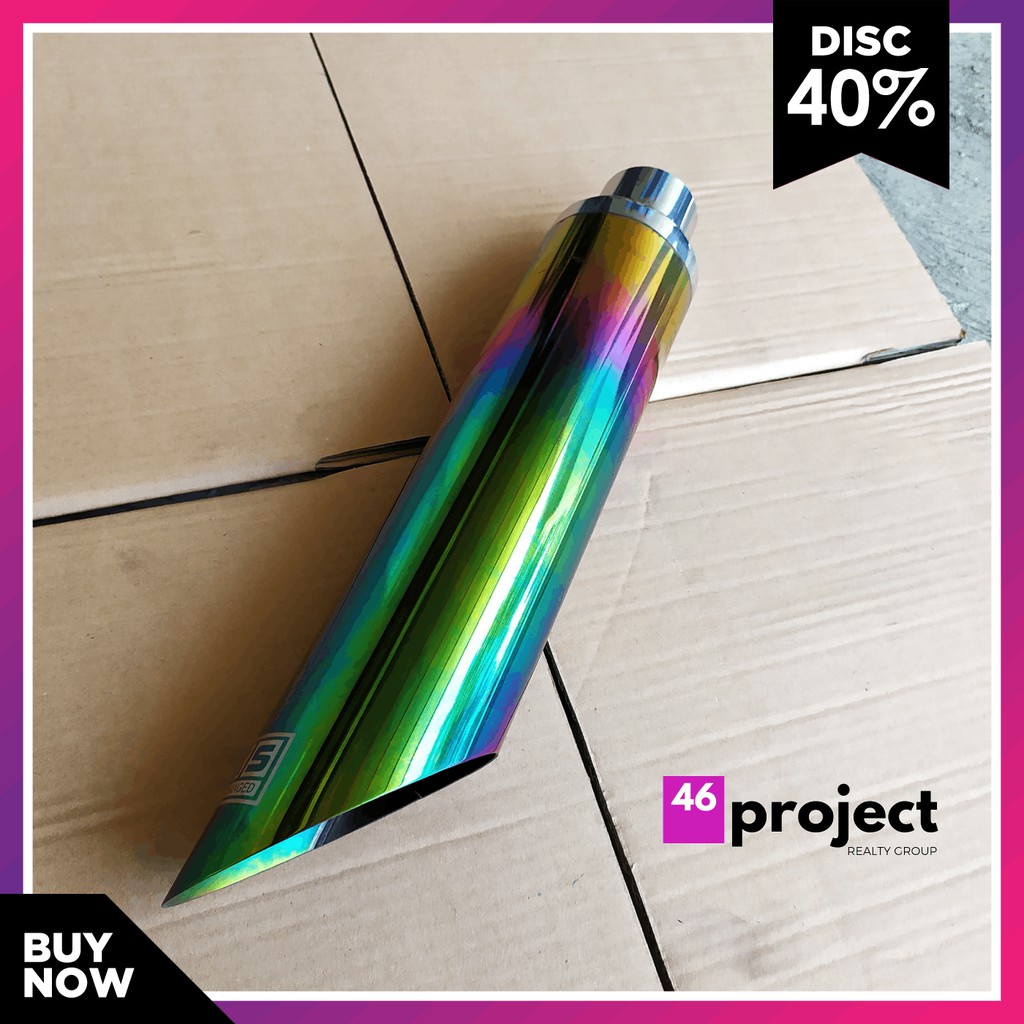 Knalpot mobil racing - Knalpot HKS Bambu runcing Pelangi For AVANZA-AYLA-AGYA-APV-ACCORD-BRIO