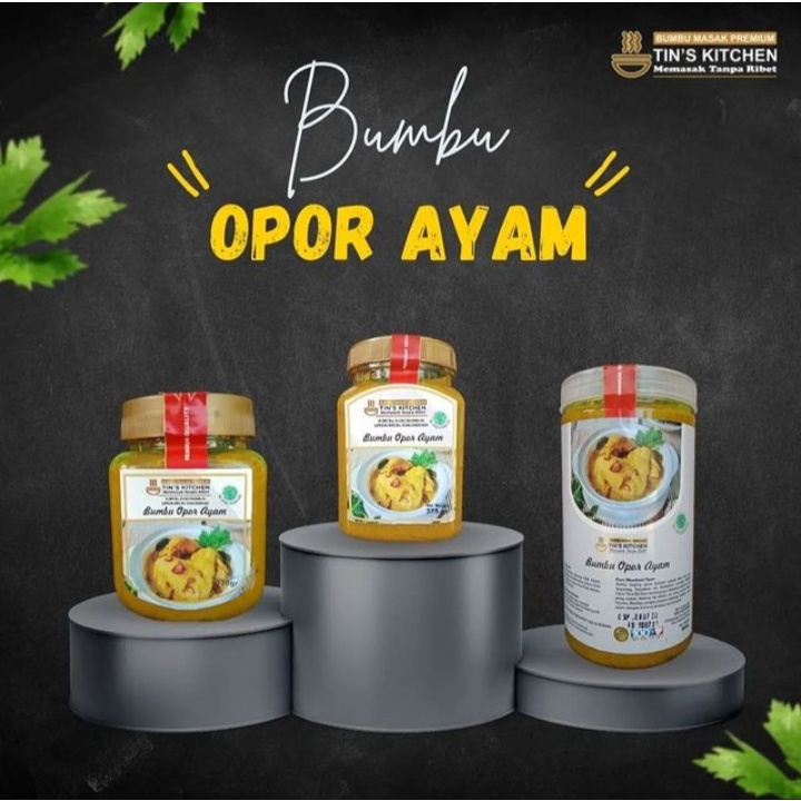 

Bumbu Instan Opor Ayam Tin's Kitchen Bumbu Masak Sehat No MSG dan Pengawet 1000gr (1kg)