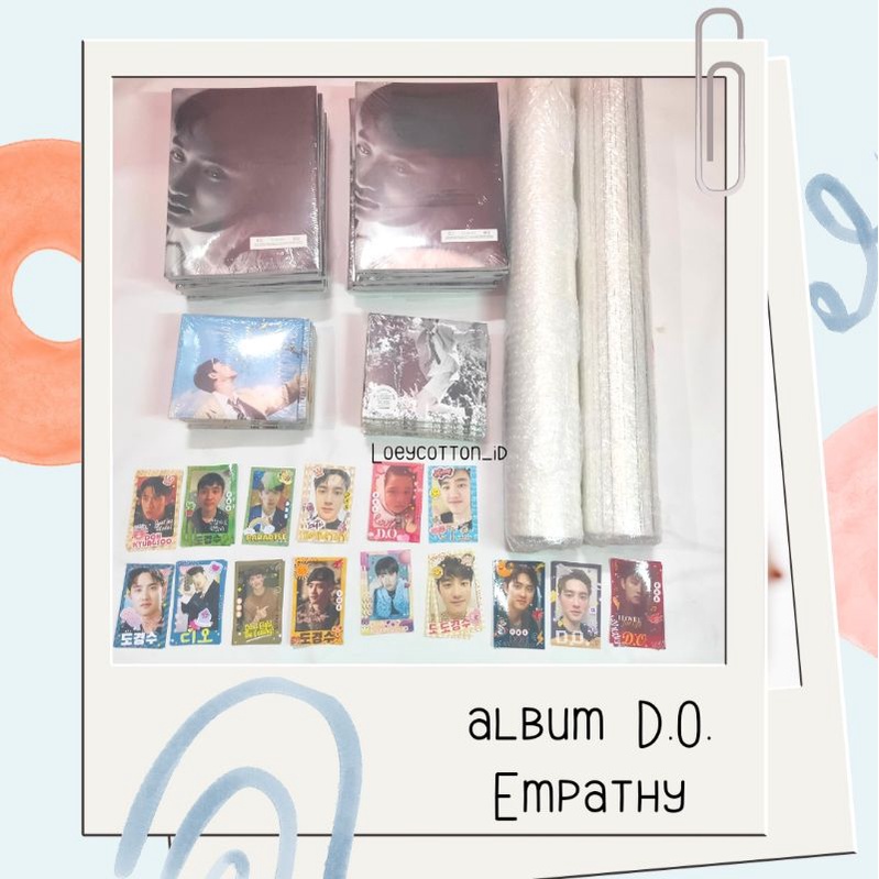READY ALBUM SEALED UNSEALED EXO D.O. KYUNGSOO EMPATHY PHOTOBOOK DIGIPACK BLUE GREY WITH POSTER