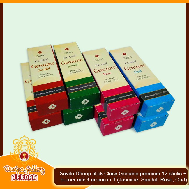 Dupa Hio Wangi India Savitri Class Genuine 4 aroma in 1 Dhoop Stick