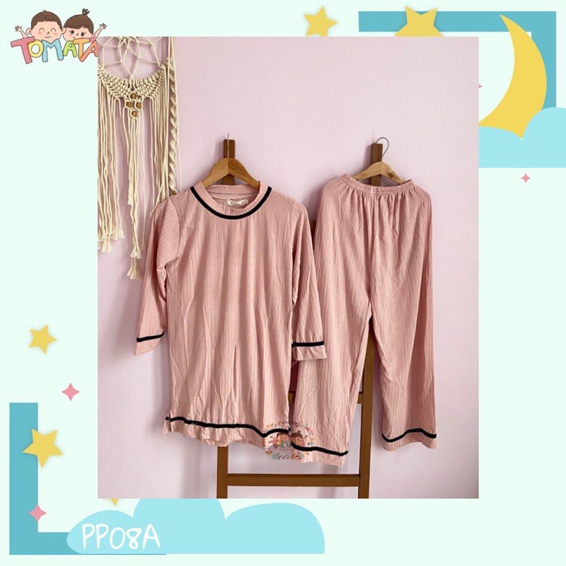 baju tidur panjang dewasa - baju tidur muslim - piyama dewasa