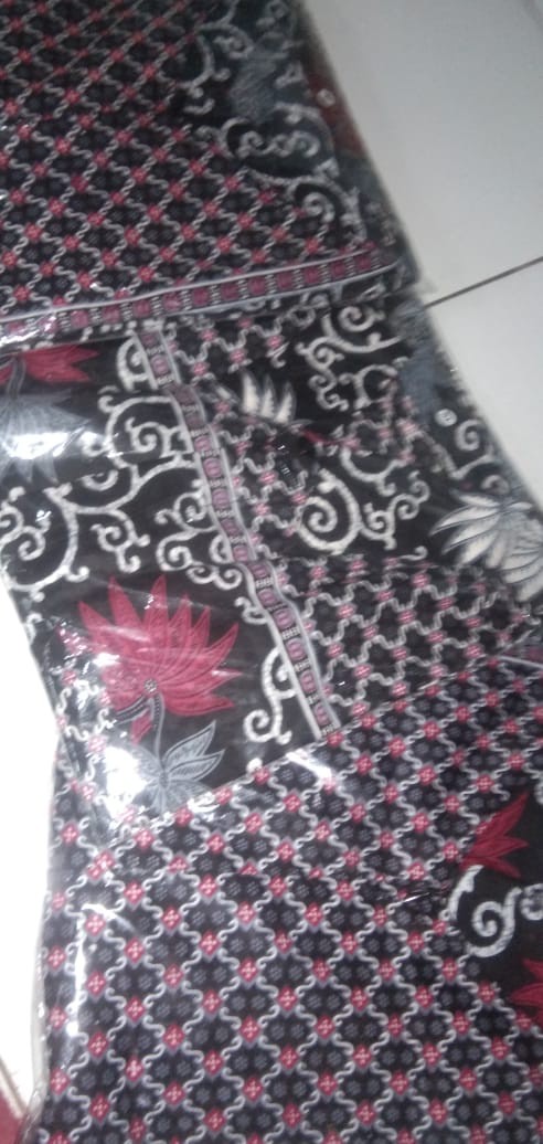 Couple Keluarga Batik Couple Keluarga Sania Ruffle Ori Ndoro Jowi Dnt Motif Kembang Langit