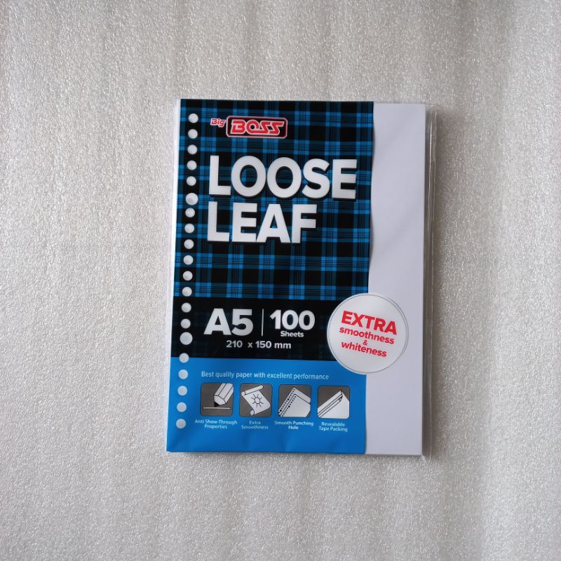 

Big Boss Loose Leaf A5 isi 100 lbr (POLOS)