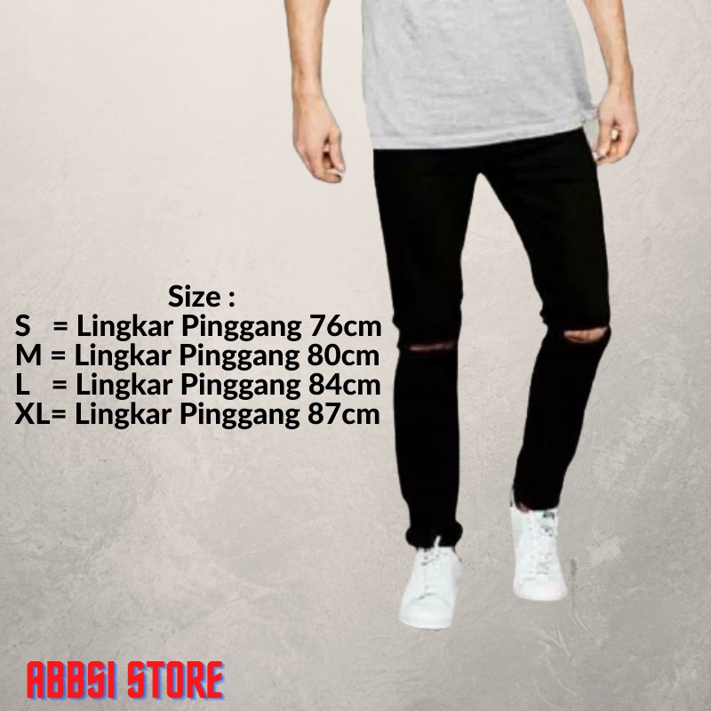 Celana Pria Murah Sobek Fashion Keren Jeans Cowok Ripped Celana Pria Murah Sobek Fashion Keren Jeans Cowok Ripped