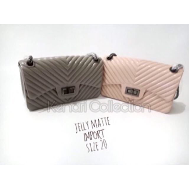 JELLY CEVRON - TAS SELEMPANG JELLY ANAK REMAJA WANITA SEKOLAH KULIAH KERJA TERMURAH