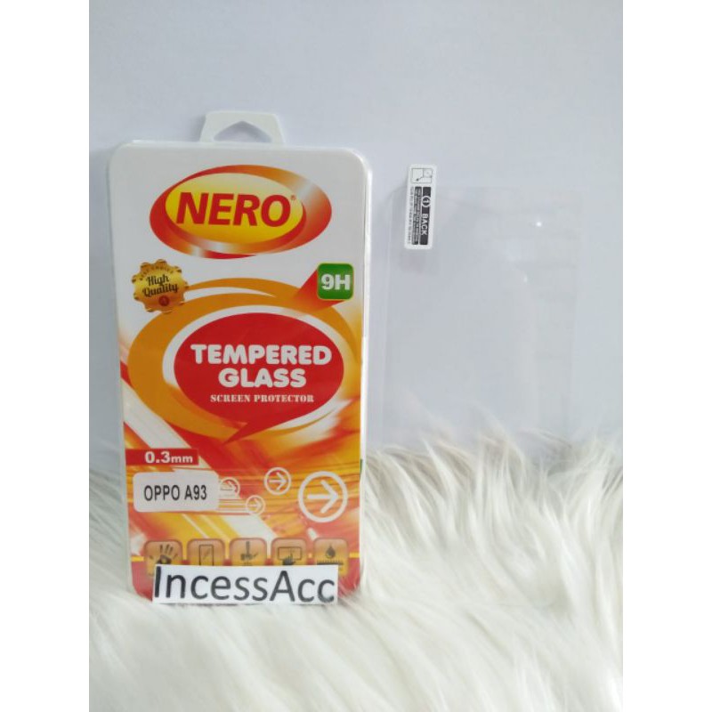 Tempered Glass Anti Gores Kaca Oppo A93 / Oppo A74 Screen Guard Nero