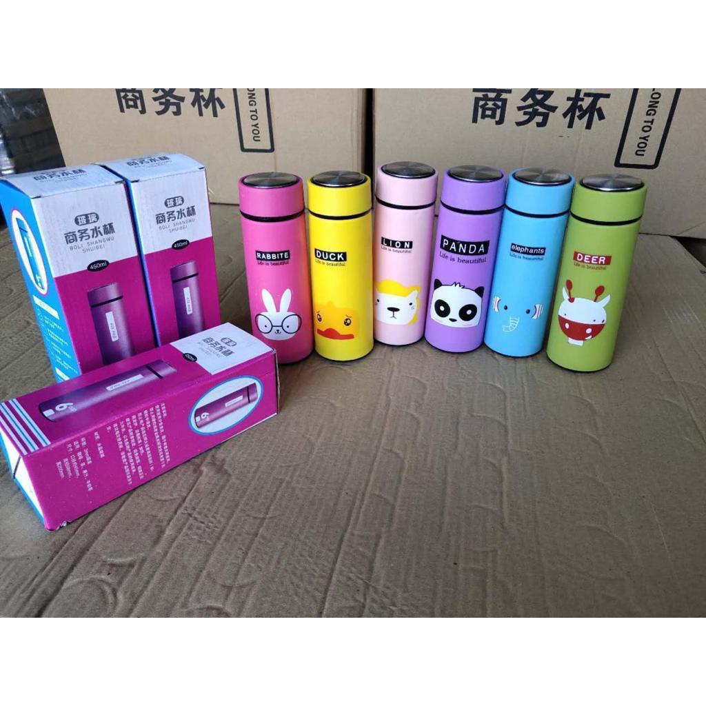 Botol Minum Kaca Animals Termos Karakter Tumbler Bottle Glass Animal