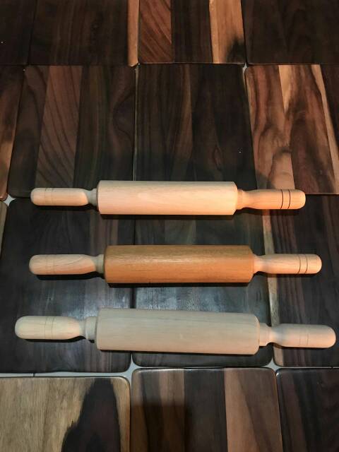 rolling pin kayu putar gilingan penggilas adonan gilingan penggilas kayu putar