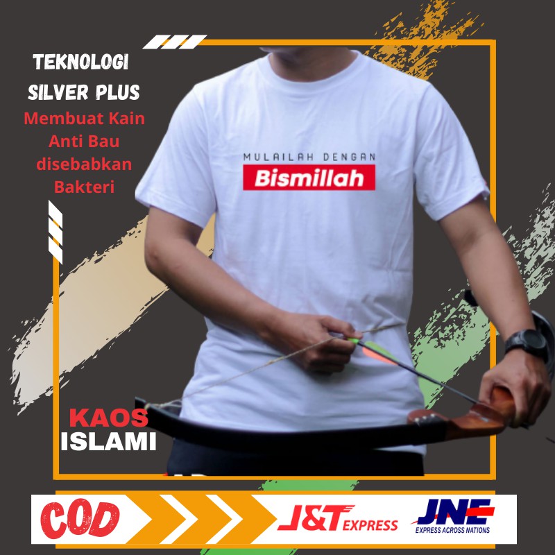 Baju Kaos Dakwah Islami Islam Pria