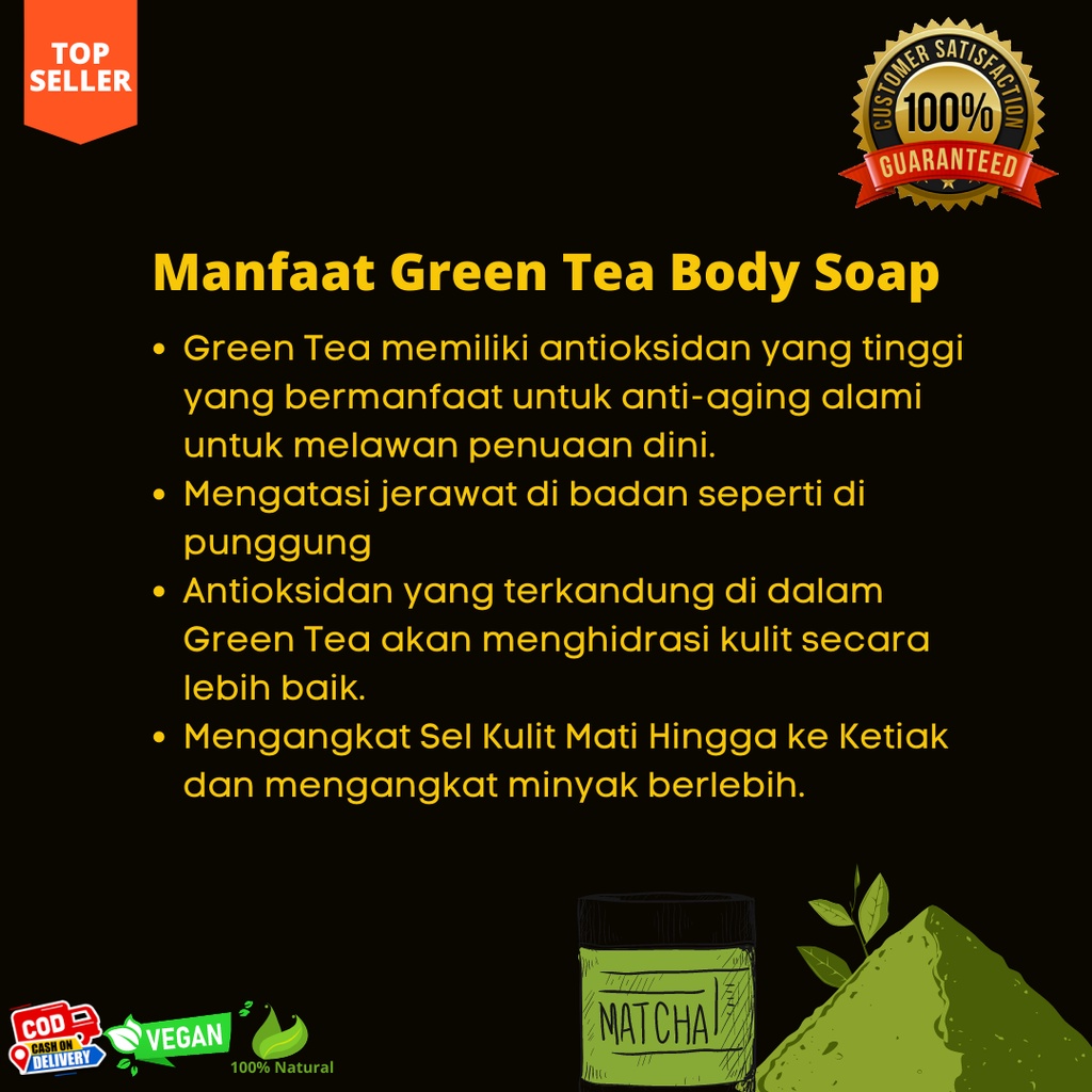 (NEW PRODUCT) Sabun Green Tea Sabun Jerawat