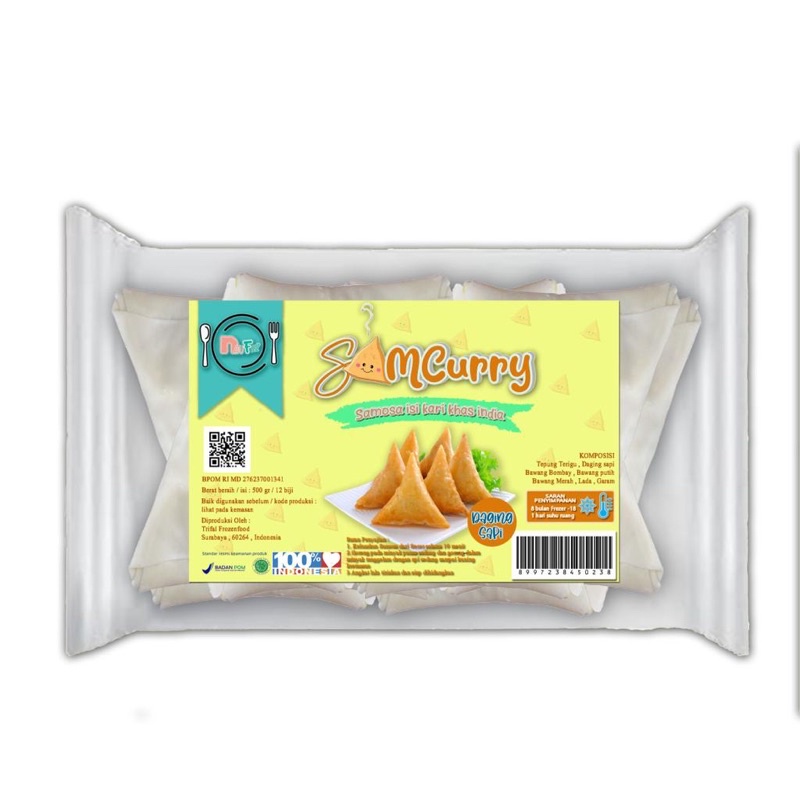 

Naufizz Samcurry Samosa kare Sambosa khas Arab 12pcs
