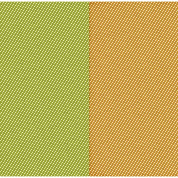 Kertas Scrapbook - Fabulous Fall Stripes Design