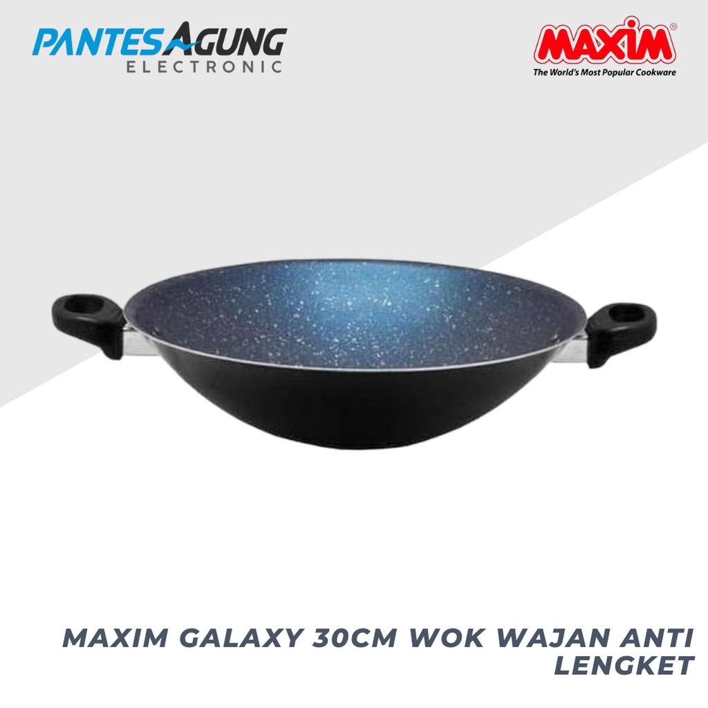 MAXIM GALAXY 30CM WOK Wajan Anti Lengket