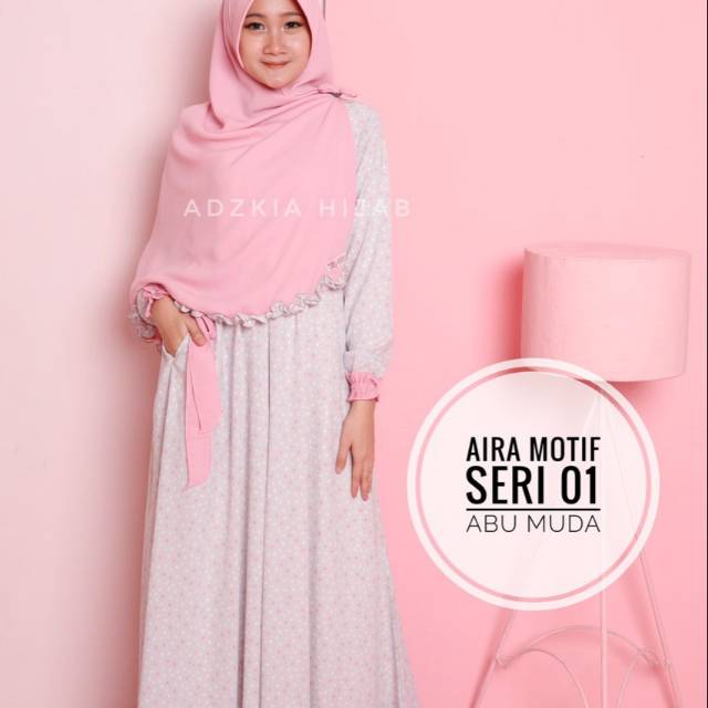 AIRA MOTIF SERI 1 ORIGINAL ADZKIA HIJAB