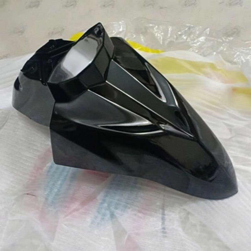 SPAKBOR DASBOR TOTOK KEPALA COVER BODY DEPAN MIO SOUL GT 125 LED BLUE CORE BLUECORE HITAM