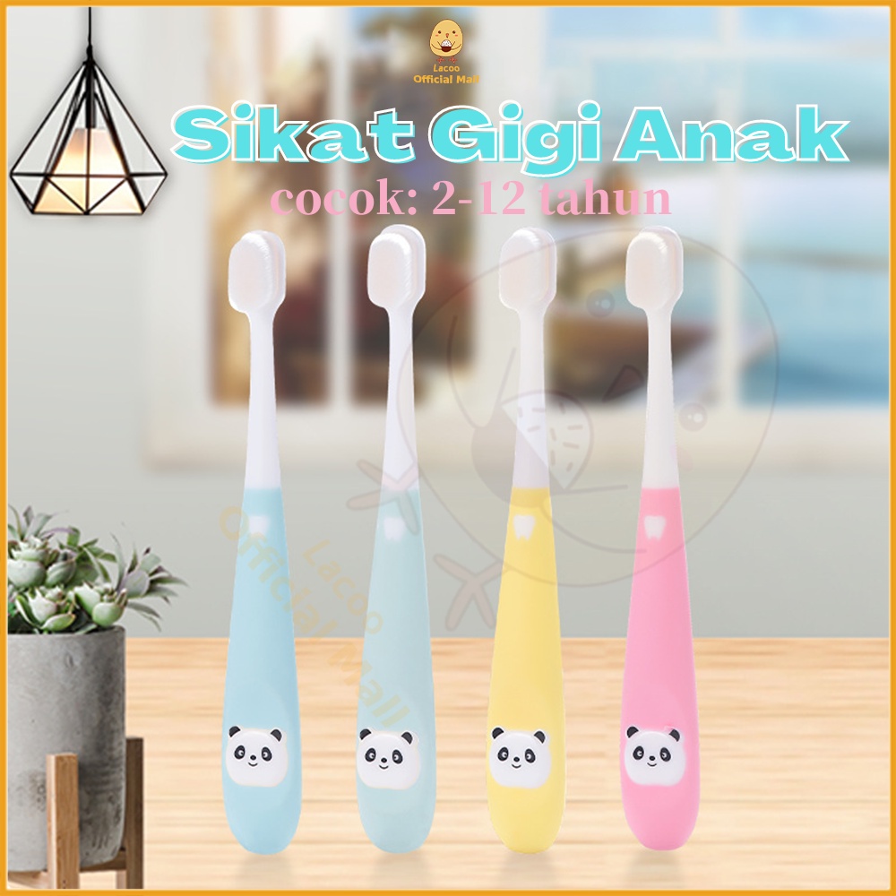 Sikat gigi bayi anak lembut Toothbrush baby lucupembersih mulut bayi 2-12 tahun