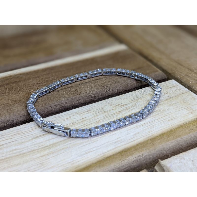 GELANG EMAS BERLIAN EROPA / EMAS PUTIH BERLIAN ASLI