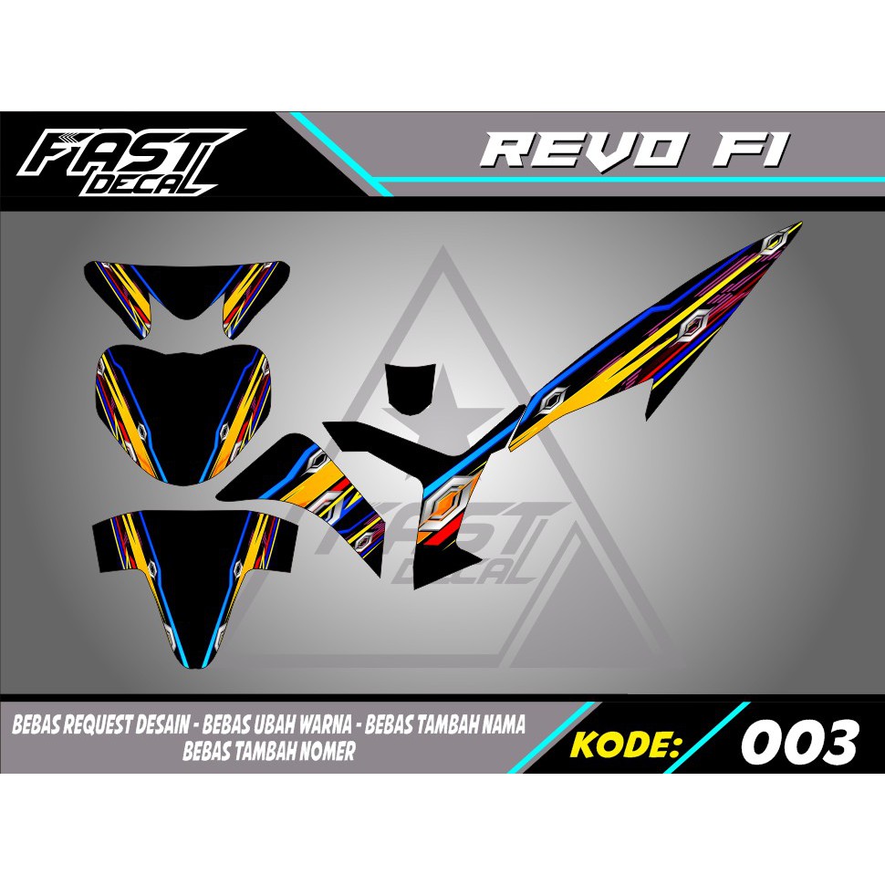Decal revo fi stiker revo fi FD-003