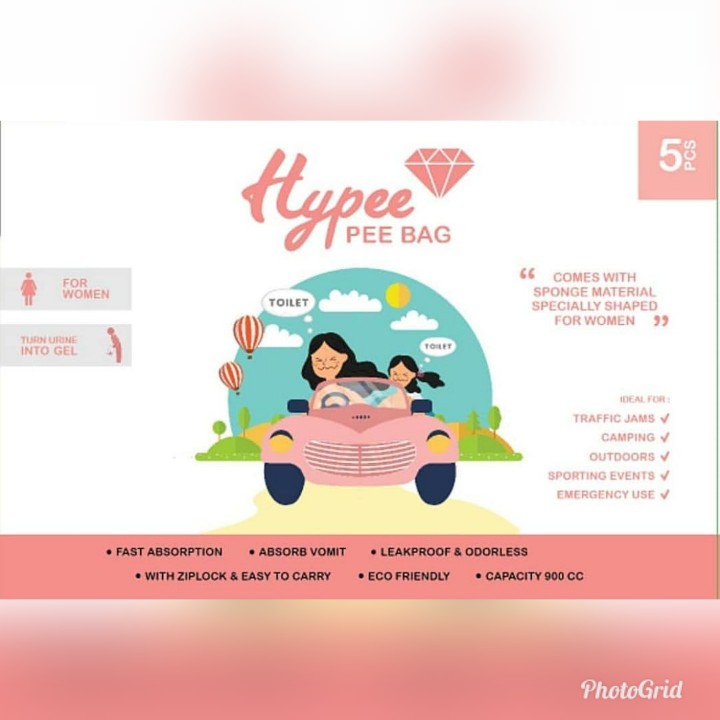 Hypee Disposable Pee Bag Girl