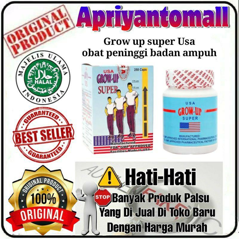 GROW UP ASLI 100% ORIGINAL - Obat grow up super usa