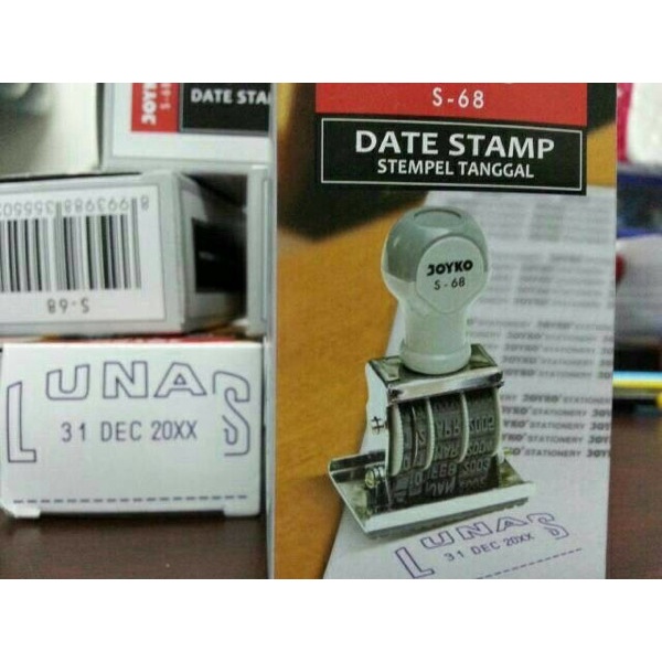 

Menyurat-Surat- Stempel Lunas Tanggal Joyko S-68 -Surat-Menyurat.