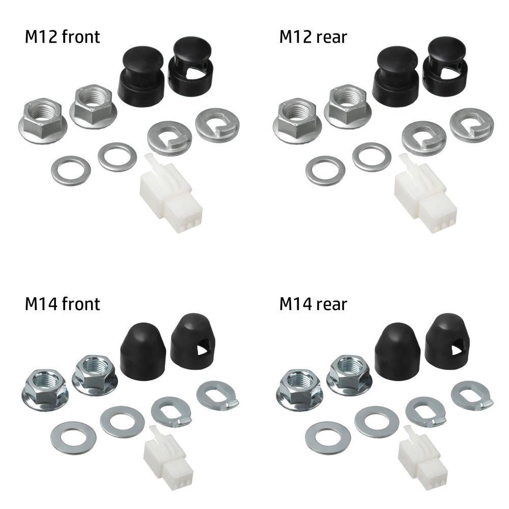 R-FLOWER Ebikes E-bike Hub Untuk 500W-5000W Motors Nut Cover Sepeda Listrik Parts M12/M14 Lock Nut