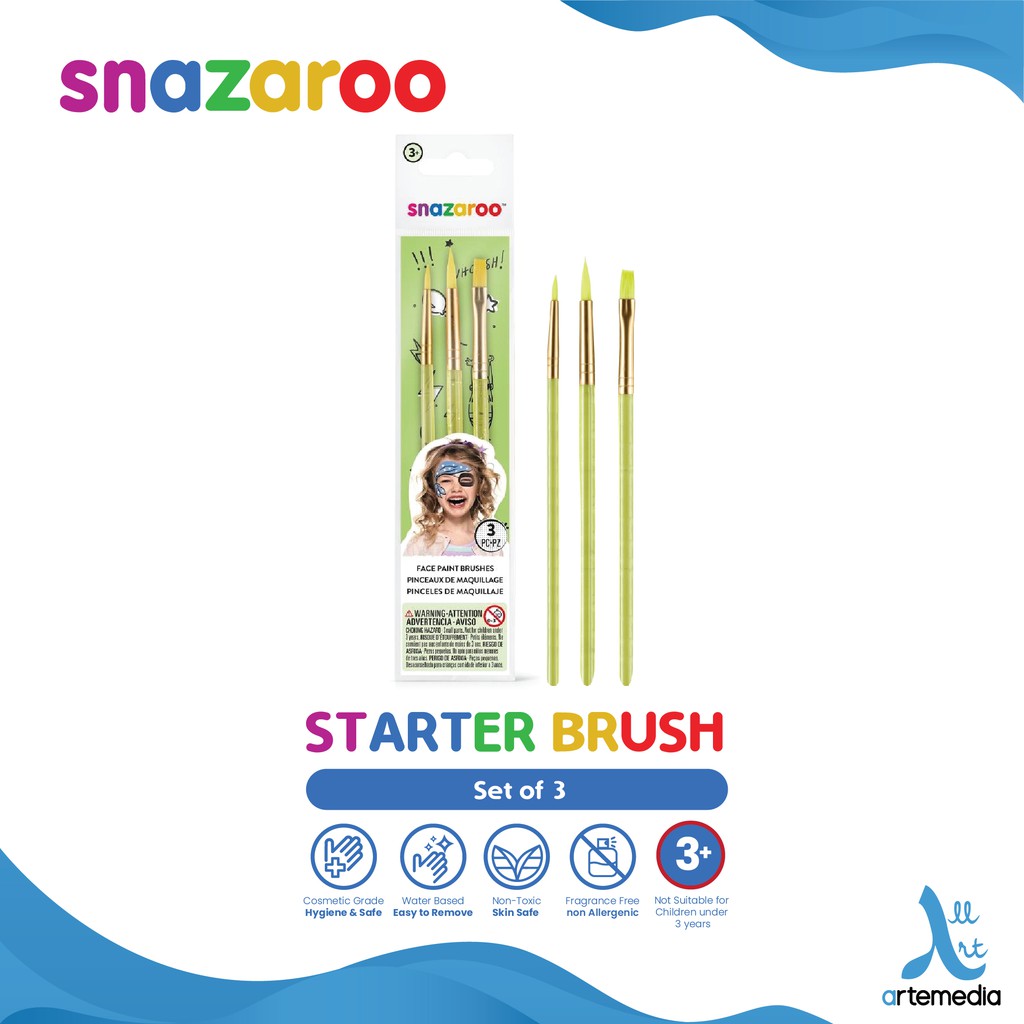 

Snazaroo Starter Brush Set 3