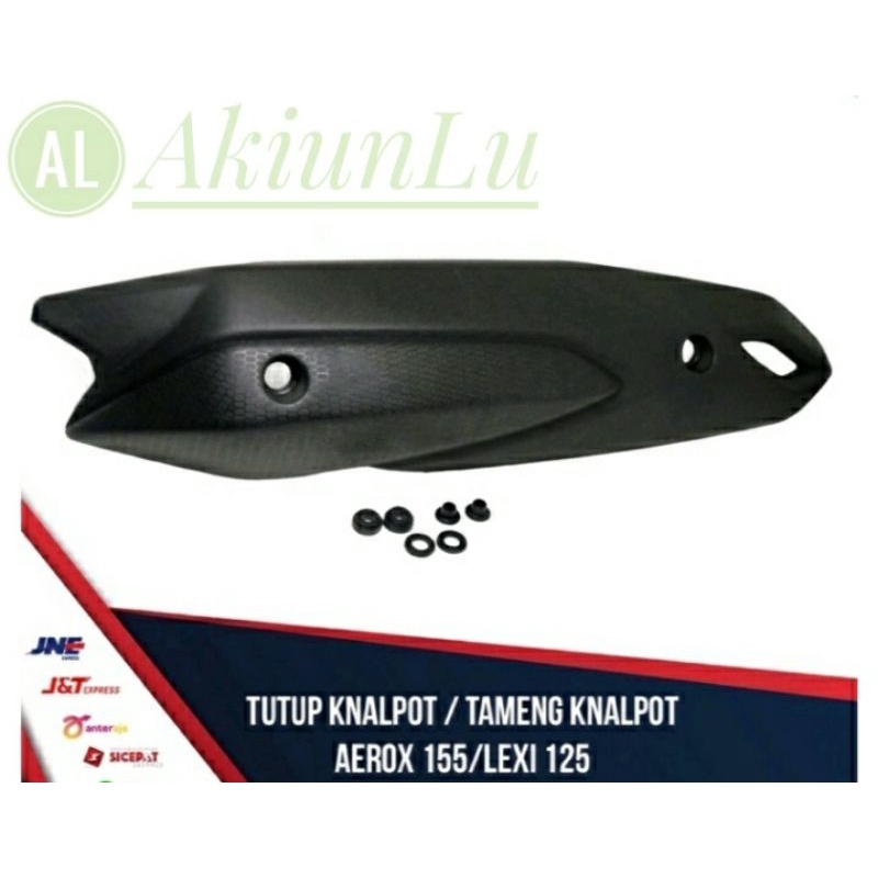 PELINDUNG/TUTUP KNALPOT STANDAR YAMAHA AEROX 155/LEXY 125 2016-2019