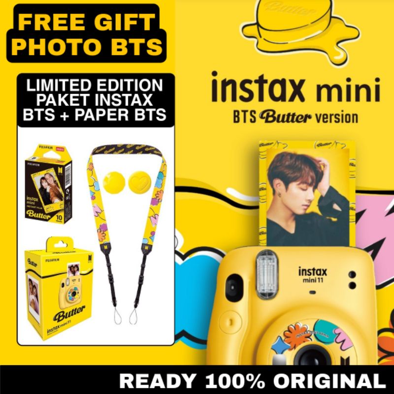Jual INSTAX MINI 11 BTS BUTTER / INSTAX BTS / INSTAX BUTTER Indonesia