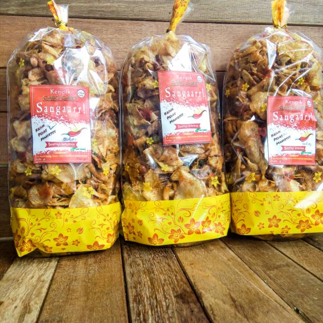 

Keripik gado gado pedas manis Sangaarr 500grm(½kg)